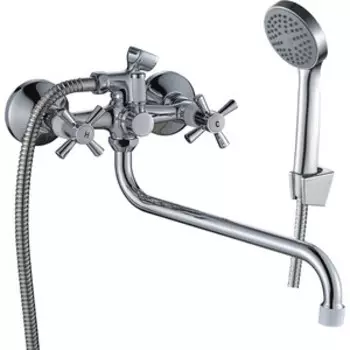 Смеситель для ванны Decoroom хром/белый (DR51045-White)