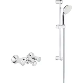 Смеситель для ванны Grohe Costa S с душевым гарнитуром, хром (25483001, 27853001)