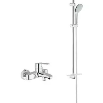 Смеситель для ванны Grohe Eurostyle Cosmopolitan с душевым гарнитуром, хром (33591002, 27267001)