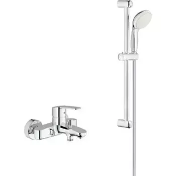 Смеситель для ванны Grohe Eurostyle Cosmopolitan с душевым гарнитуром, хром (33591002, 27853001)