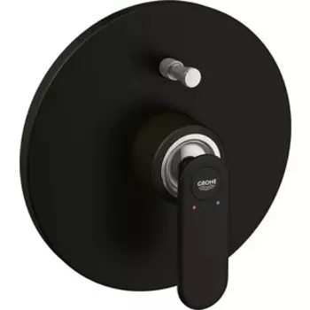 Смеситель для ванны Grohe Veris встраиваемый, для механизма 35501, черный бархат (19344KS0)