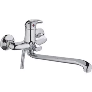 Смеситель для ванны Haiba HB15 универсальный, хром (HB2215)