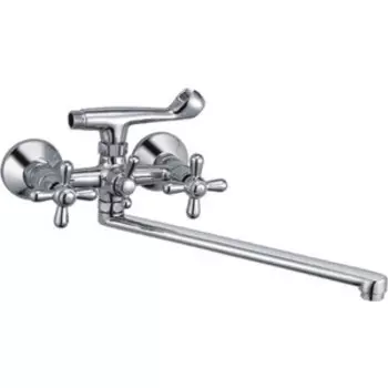 Смеситель для ванны Haiba HB25 универсальный, хром (HB2125)