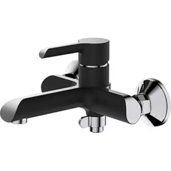 Смеситель для ванны Haiba HB805-7 черный/хром (HB60805-7)