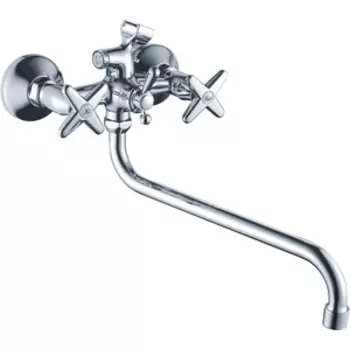 Смеситель для ванны Haiba HB20 универсальный, хром (HB2220)