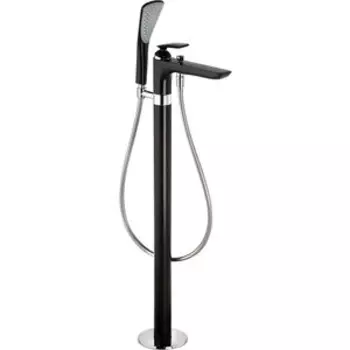 Смеситель для ванны Kludi Balance напольный, для FlexxBoxx 88088, черный матовый (525908775)