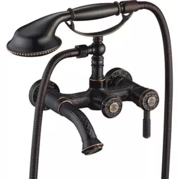 Смеситель для ванны Lemark Jasmine черная бронза (LM6612ORB)