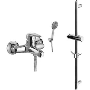 Смеситель для ванны Lemark Pramen с душем, хром (LM3302C, LM8063C)