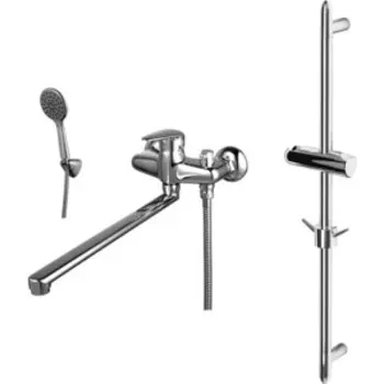 Смеситель для ванны Lemark Pramen с душем, хром (LM3317C, LM8063C)