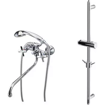 Смеситель для ванны Lemark Promotion с душем, хром (LM6051C, LM8063C)