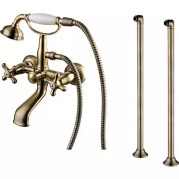 Смеситель для ванны Lemark Vintage напольный бронза (LM2812B, LM8565B)