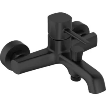 Смеситель для ванны Orange Karl черный (M05-100b)