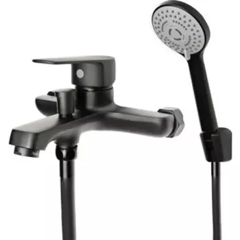 Смеситель для ванны Orange Loop с душем, черный (M26-100B)