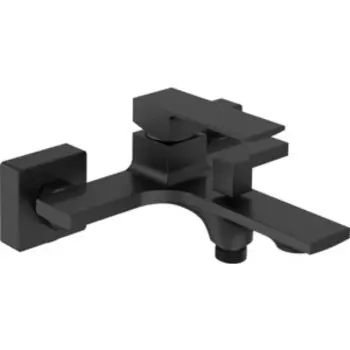 Смеситель для ванны Orange Lutz черный (M04-100b)