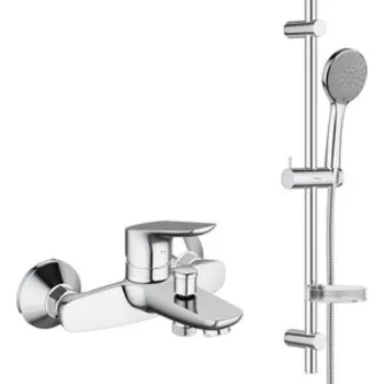 Смеситель для ванны RedBlu by Damixa Origin Bit с душевым гарнитуром, хром