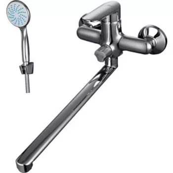 Смеситель для ванны Rossinka Silvermix с душем, хром (RS32-32)