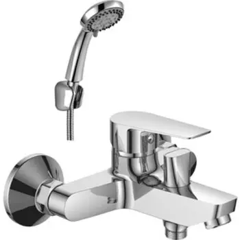 Смеситель для ванны Rossinka Silvermix с душем, хром (S35-31)