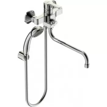 Смеситель для ванны Vidima Уно с душем, хром (BA239AA)