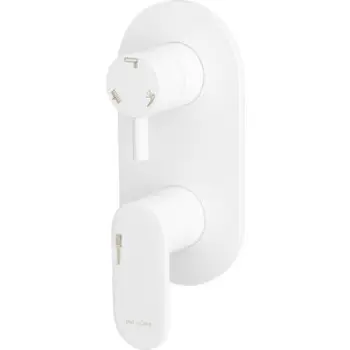 Смеситель для ванны Wasserkraft Mindel белый soft-touch (8571)