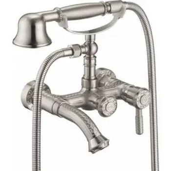 Смеситель для ванны ZorG Antic серебро (A 200W-SL)