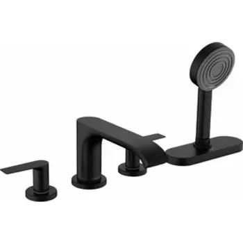 Смеситель на борт ванны Hansgrohe Vivenis на 4 отверстия, для механизма 13440180, черный матовый (75444670)