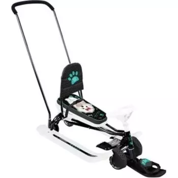 Снегокат Nika ТС6/БЛ Тимка спорт 6 с Болонкой (черный каркас)