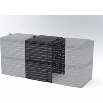 Соединитель для компостера Piteco садового 300 л K1030 чёрный (39581)