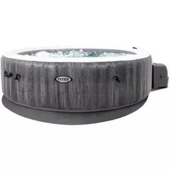 СПА-бассейн Intex 28442 Greywood Deluxe 165/216х71 см 1098л круглый с круговым пузырьковым массажем