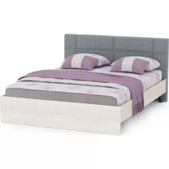 Спальня Моби Ника 11.37 Кровать + ортопед, цвет ясень анкор светлый