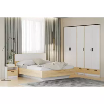 Спальня Сильва Оттавия комплектация 7 (НМ 011.80+НМ 011.80+НМ 011.20+НМ 011.56 Вивальди 1+НМ 011.15+НМ 011.15)