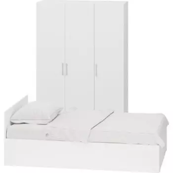 Спальня СВК Стандарт 1-1200 белая (1024286)