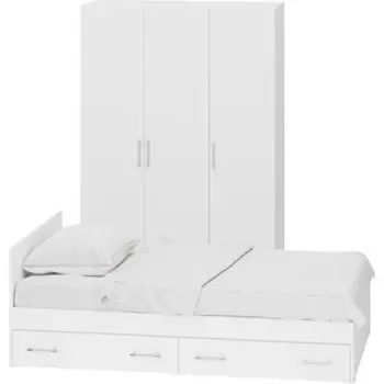 Спальня СВК Стандарт 1-1200Я белая (1024287)