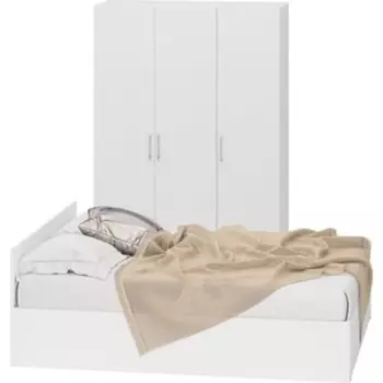 Спальня СВК Стандарт 1-1600 белая (1024290)