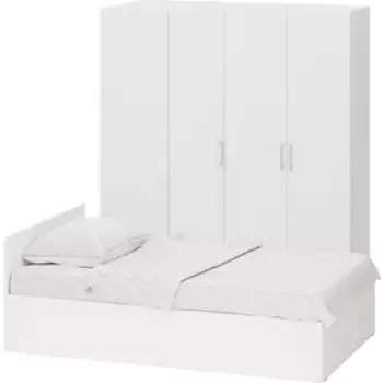 Спальня СВК Стандарт 2-1200 белая (1024297)