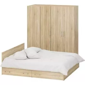 Спальня СВК Стандарт 2-1800Я дуб сонома (1024384)