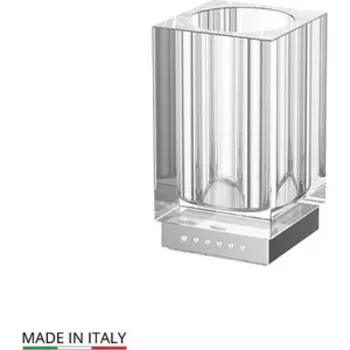 Стакан для ванны Lineag Tiffany Lux UN хром - стразы (TIF 916)