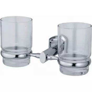 Стакан для ванны Wasserkraft Oder двойной, хром (K-3028D)