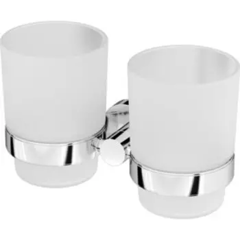 Стакан двойной Am.Pm Sense L матовое стекло, хром (A74343400)