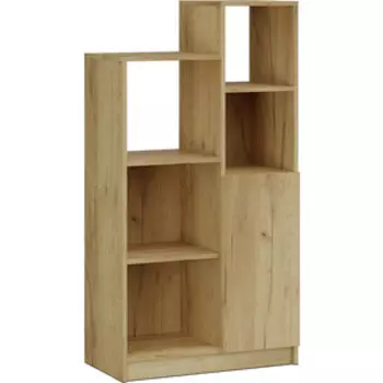 Стеллаж Mebel Ars Фиеста 1 Дуб Крафт Золотой (STG9-2)