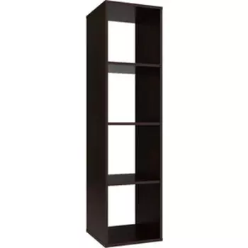 Стеллаж Mebel Ars Калакс 1х4 (венге цаво)