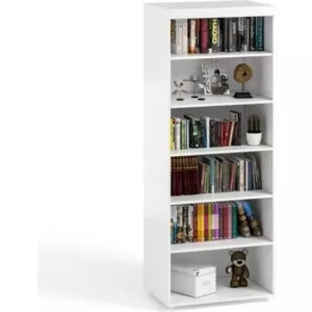 Стеллаж ОЛМЕКО Монако МН-52 белое дерево