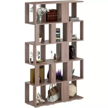 Стеллажи СВК Комплект из 3-х открытых стеллажей, цвет ясень шимо тёмный (1028256)