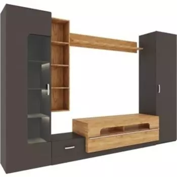 Стенка Атлант Loft-20 бронзовый век 8348 PE дуб вотан К003 PW