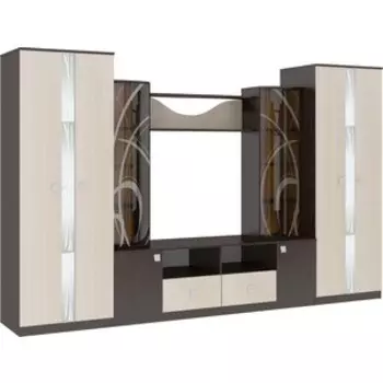 Стенка Атлант Рио 26 Бодега темный, Бодега светлый