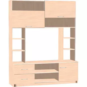 Стенка LuxDorf ГТ1 дуб млечный