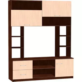 Стенка LuxDorf ГТ1 венге/дуб млечный