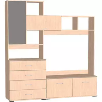 Стенка LuxDorf ГТ2 дуб млечный