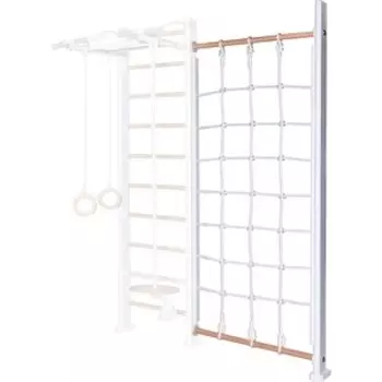 Стойка с сеткой PERFETTO SPORT Verticale in legno con rete bianco-naturale PS-134