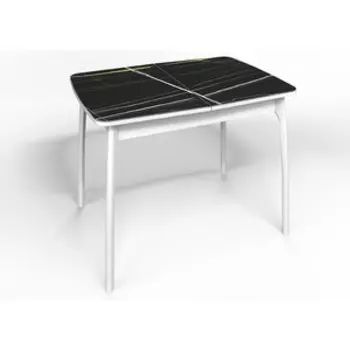 Стол Бител Флорида СМ-3 ножки массив изогнутые, белые (BTL10000521)