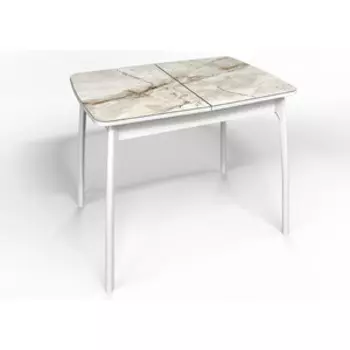 Стол Бител Флорида СМ-4 ножки массив изогнутые, белые (BTL10000524)